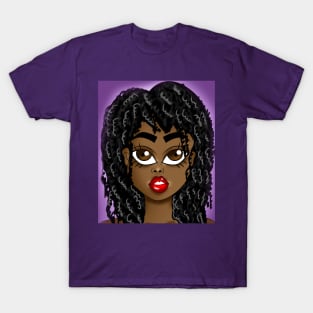 cute brown skin girl T-Shirt